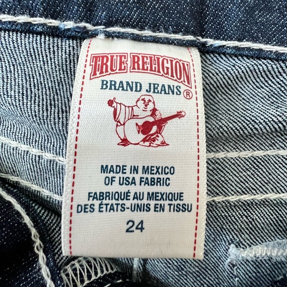 True Religion Skinny Rhinestones back pockets - Picture 4 of 9